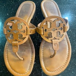 Vintage vachetta Tory Burch sandals